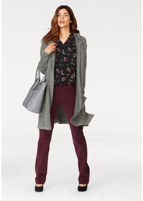 Boysen's BOYSEN'S, Damen Druckbluse, Hellpink / Orangerot / Schwarz