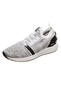 Puma, Herren Laufschuh 'NRGY Neko Engineer Knit', Schwarz / Weißmeliert