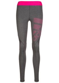 adidas Performance, Damen Funktionstights 'Alphaskin Spot', Dunkelgrau / Magenta