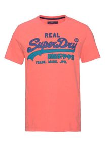 Superdry, Herren T-Shirt »VINTAGE LOGO FADE MID WEIGHT TEE«, Pink