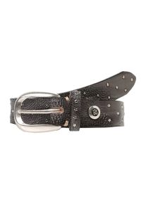 B.belt Handmade In Germany, Damen Lederg&uuml;rtel, Grau / Taupe