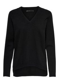 Only, Damen Strickpullover, Schwarz