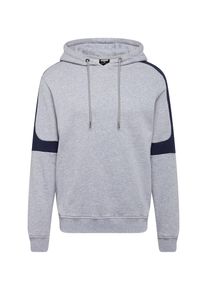 Urban Classics, Herren Sweatshirt 'Terry Panel', Grau / Schwarz