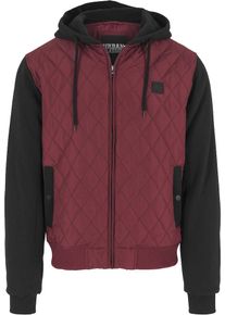 Urban Classics, Herren Jacket, Burgunder / Schwarz