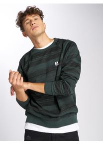 Just Rhyse, Herren Pullover Guaqui in l&auml;ssiger Streifenoptik, Gr&uuml;n
