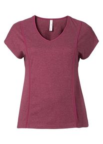 sheego Trend, Damen Trend Shirt, Burgunder / Weinrot
