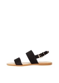 Bianco, Damen Zwillingsrie Sandalen, Schwarz
