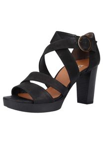 Paul Green, Damen Sandale, Schwarz