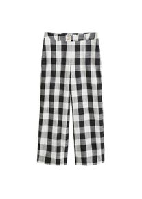 Mango, Damen Hose 'Oreo', Schwarz / Wei&szlig;