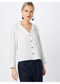 New Look, Damen Bluse '27.04 WW PEGGY SHIRT', Wei&szlig;