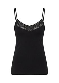 Skiny, Damen 'Smart Cotton' Spaghettishirt, Schwarz