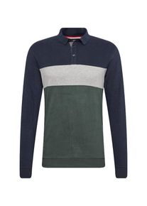 Pier One, Herren Poloshirt, Dunkelblau / Weinrot / Weiß