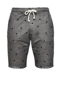 Q/S Designed By, Herren Bermuda, Silbergrau / Schwarz