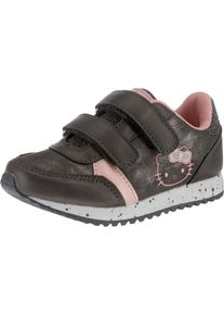 Hello Kitty, M&auml;dchen Sneakers, Grau / Pastellpink / Wei&szlig;