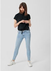 Q/S Designed By, Damen Bluse, Schwarz