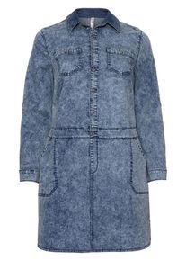 sheego Denim, Damen Jeanskleid, Dunkelblau