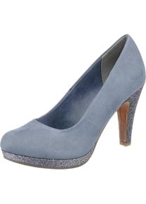 Marco Tozzi, Damen Pumps, Hellblau / Silbergrau
