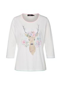 Zwillingsherz, Damen Shirt, Wei&szlig;