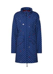 Blutsgeschwister, Damen Mantel 'swallowtail proade ', Navy / Rot / Wei&szlig;