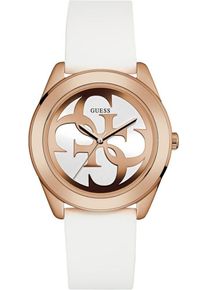 Guess, Damen Quarzuhr 'G TWIST', Gold / Wei&szlig;