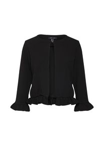 New Look, Damen Blazer '11.05 WW FRILL HEM JACKET P72', Schwarz