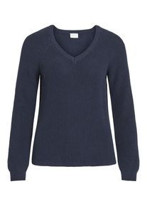 Vila, Damen Pullover, Navy