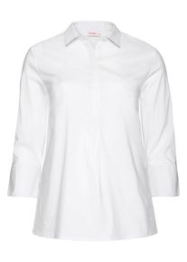 sheego Basic, Damen Tunika, Wei&szlig;