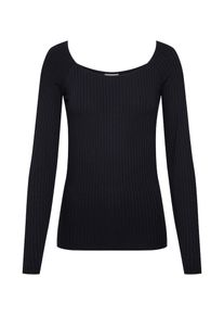 Vila, Damen Shirts 'VISEMMA L/S TOP', Schwarz