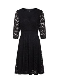 Mela London, Damen Kleid 'DELICATE LACE LONG SLEEVE DRESS', Schwarz