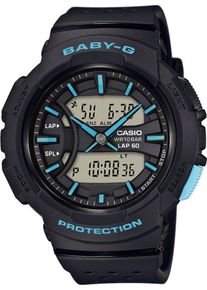 Casio, Herren Chronograph 'BGA-240-1A3ER', Neonblau / Schwarz / Weiß
