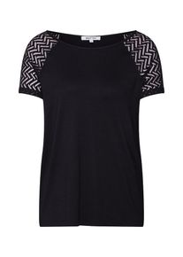 ABOUT YOU, Damen Shirt 'Pina', Schwarz