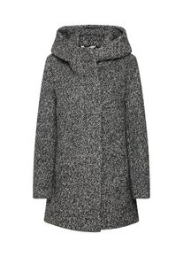 Tom Tailor, Damen Wollmantel, Schwarz