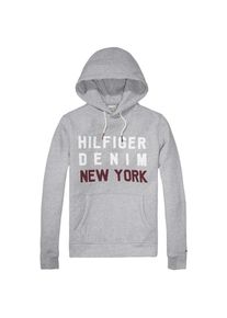 Tommy Jeans, Herren Sweatshirt 'THDM BASIC HD HKNIT L/S 1', Grau