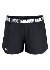 Under Armour, Damen Shorts 'Play Up', Schwarz / Weiß