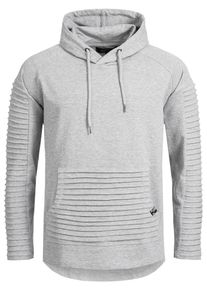 INDICODE JEANS, Herren Kapuzenpullover 'Lewisville', Hellgrau