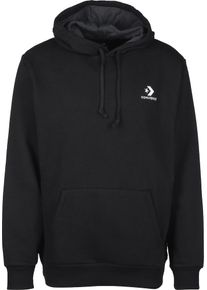 Converse, Herren Kapuzenpullover 'Star Chevron EMB', Schwarz / Wei&szlig;