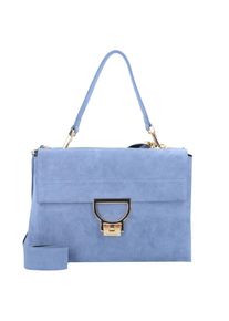 Coccinelle, Damen Handtasche 'Arlettis Suede', Rauchblau