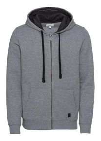 Q/S Designed By, Herren Sweatjacke, Dunkelgrau / Schwarz