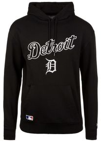 New Era, Herren Kapuzenpullover 'MLB Detroit Tigers', Schwarz / Wei&szlig;