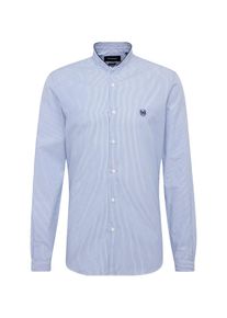 The Kooples Sport, Herren Hemd 'STRIPED COTTON SHIRT', Blau