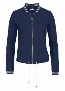 Boysen's BOYSEN'S, Damen Sweatjacke, Marine / Wei&szlig;