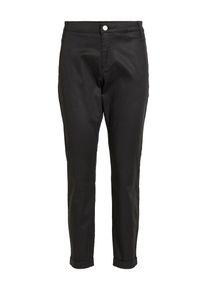 Vila, Damen Cropped Jeans, Schwarz