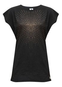 YOGISTAR.COM, Damen T-shirt 'Batwing Sunray', Kupfer / Anthrazit