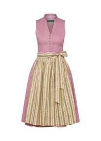 Country Line, Damen Dirndl, Zitronengelb / Rosa