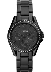 Fossil, Damen Uhr 'Riley Es4519', Schwarz / Wei&szlig;