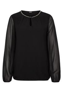 s.Oliver BLACK LABEL, Damen Bluse, Schwarz
