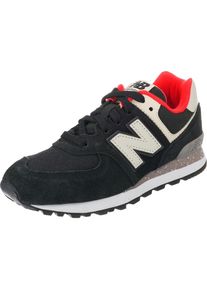 New Balance, Sneakers, Hellrot / Schwarz