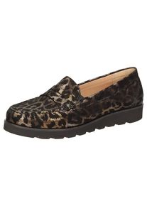 Sioux, Damen Slipper 'Bodena-XL', Braun / Schwarz