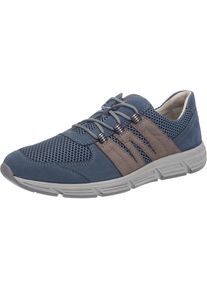 Waldläufer WALDLÄUFER, Herren Schuhe 'Haslo', Dunkelbeige / Royalblau / Grau