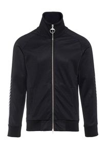 J. Lindeberg J.Lindeberg, Herren Trainingsjacke 'Tad Track VCT', Schwarz / Wei&szlig;